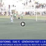 ESAE FC élimine Génération Foot
